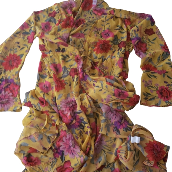 Womans 3X Sun Strap Dress with Kimono 3X 100% Polyester - Picture 2 of 9